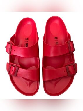 Birkenstock Arizona EVA Essentials Active Red Sandals Men’s 11 NWOT